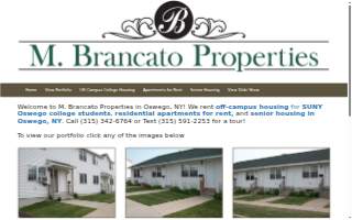 MBrancato Properties website