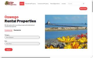 Oswego Rental Properties website