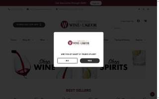 Oswego Wine & Liquor website