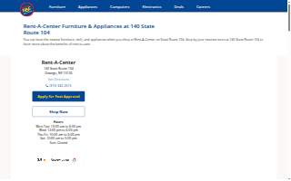 Rent-A-Center website