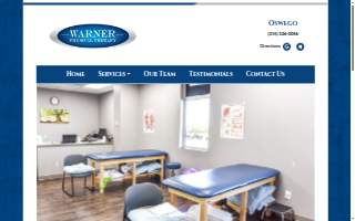Warner Physical Therapy website