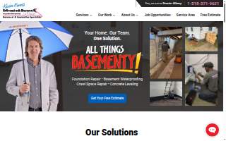 Adirondack Basement Systems of Pearl River website
