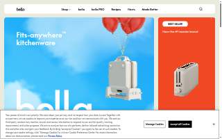 Bella's Kitchen website