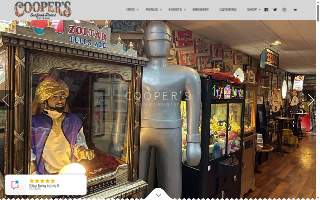Coopers Restaurant & Bar website