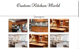 Custom Kitchen World Inc website
