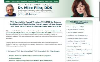 Dr. Mike Pilar, TMJ Specialist website