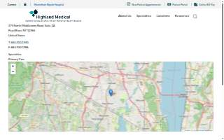 Highland Medical, PC website