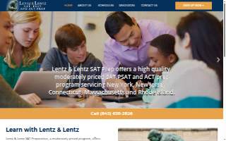 Lentz SAT Prep of Pearl River website