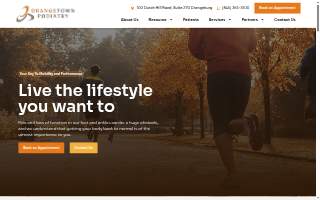 Orangetown Podiatry of Pearl River website