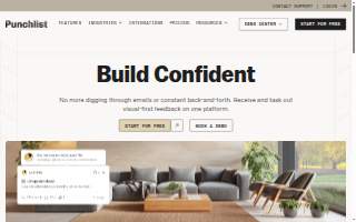Punchlist website