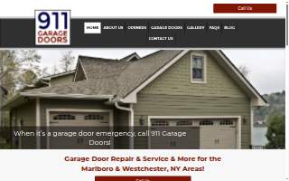 911 Garage Doors llc website