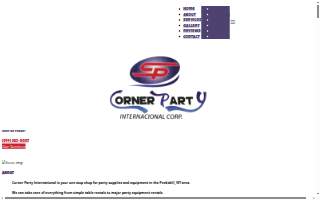 Corner Party International Corp. website