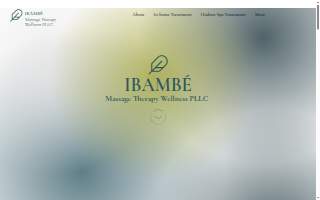IBAMBÉ Massage Therapy Wellness PLLC website