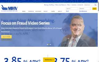 Mid-Hudson Valley Federal Credit Union website
