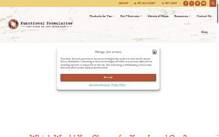 Nourish Hair & Body website