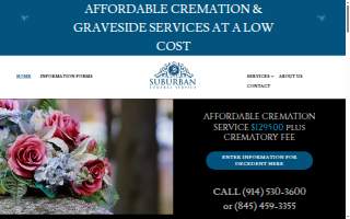 Suburban Funeral Service website