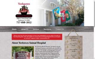 Yorktown Animal Hospital of Peekskill website