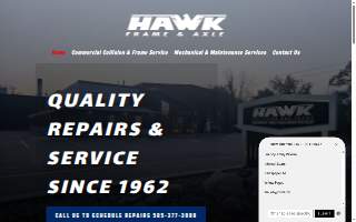 Hawk Frame & Axle website