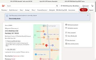 Walgreens of Penfield website