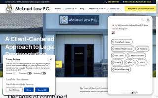 McLaud Law P.C. website