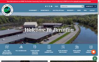 Perinton Town Hall website