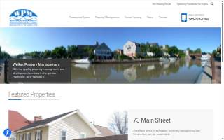 Welker Property Management website