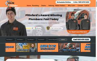 Colin The Plumber LLC website