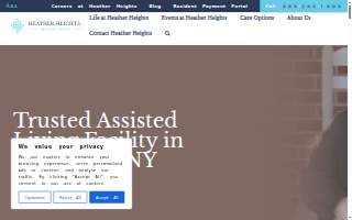 Heather Heights: Assisted Living & Memory Care Pittsford website