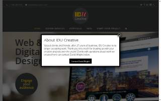 IDU Creative website