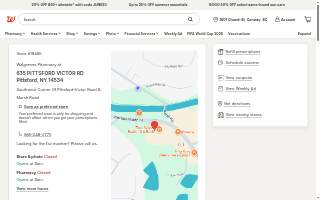 Walgreens Pharmacy of Pittsford website