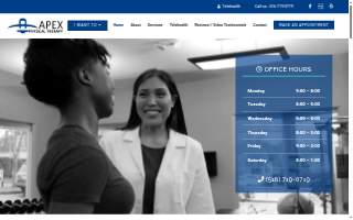 Apex Physical Therapy, P.C. website