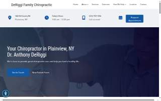 DeRiggi Family Chiropractic website