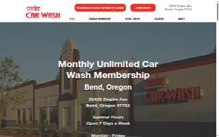 Empire Car Wash of Plainview website