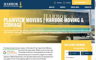 Harbor Moving & Storage website
