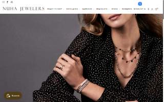 Nuha Jewelers website