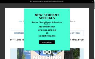 The Yoga Shack website
