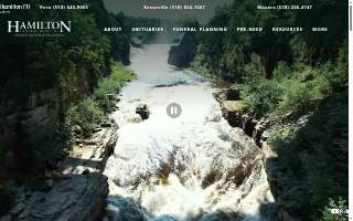Hamilton Funeral Home of Plattsburgh website