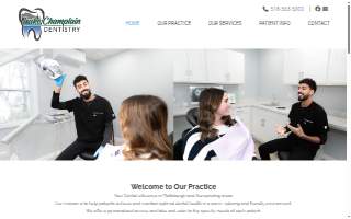 Lake Champlain Dentistry website