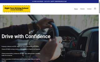 Right Turn Driving website