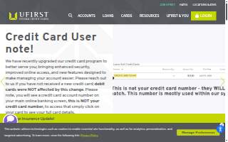 Ufirst Federal Credit Union website