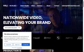 ASL Productions website