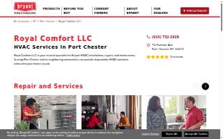 Comfort AC website