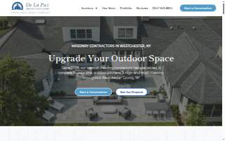 De La Paz Masonry website