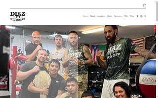 Diaz Boxing Club website