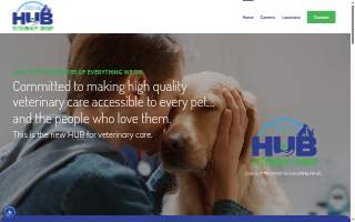 HUB Veterinary Group website