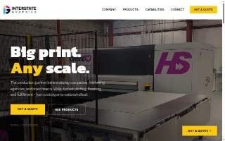 Interstate Graphics Inc. website