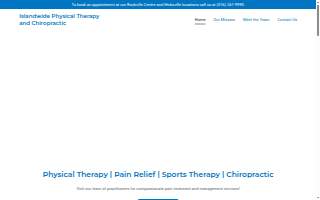 Islandwide Physical Therapy and Chiropractic of Port Chester website