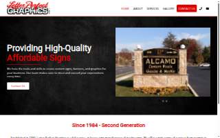 Letter Perfect Graphics website