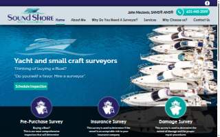 Sound Shore Marine Surveyors LLC. website