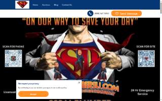 SuperPlumbers Long Island website